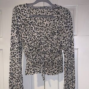 Zara Leopard Print Women's Top